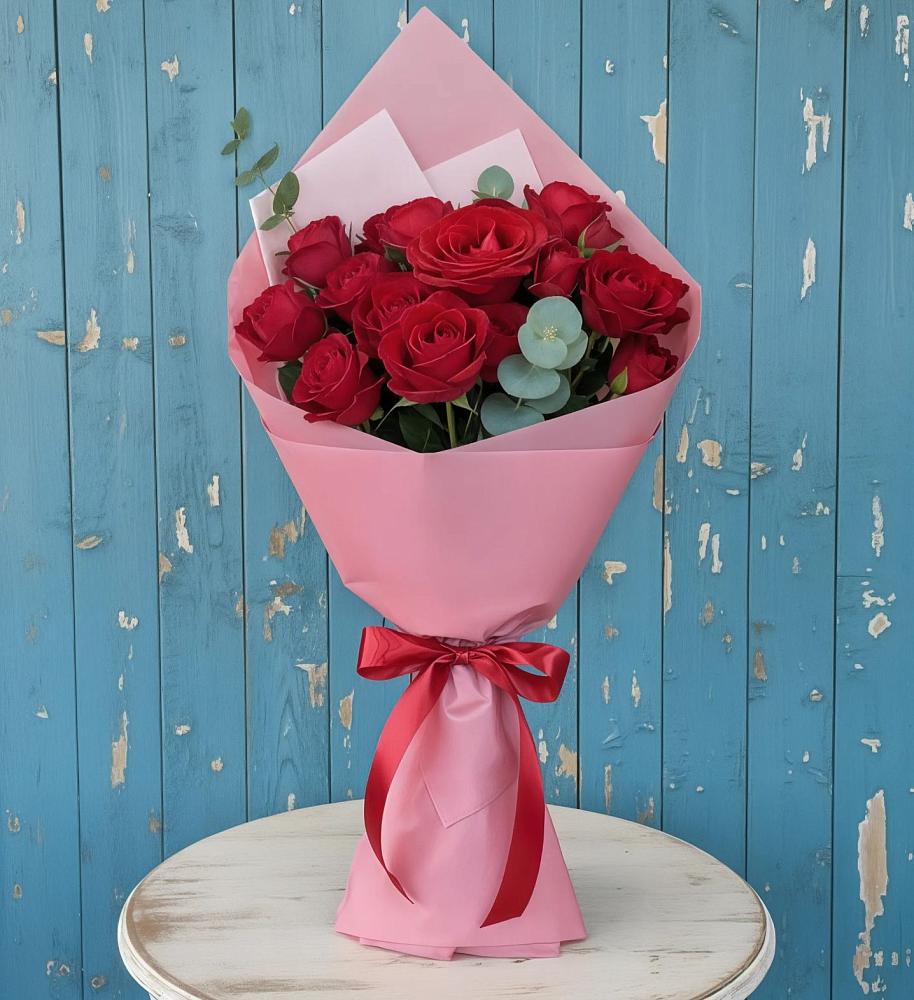 Букет красный бархат в Еланском Букет цветов из: Розы в Еланском