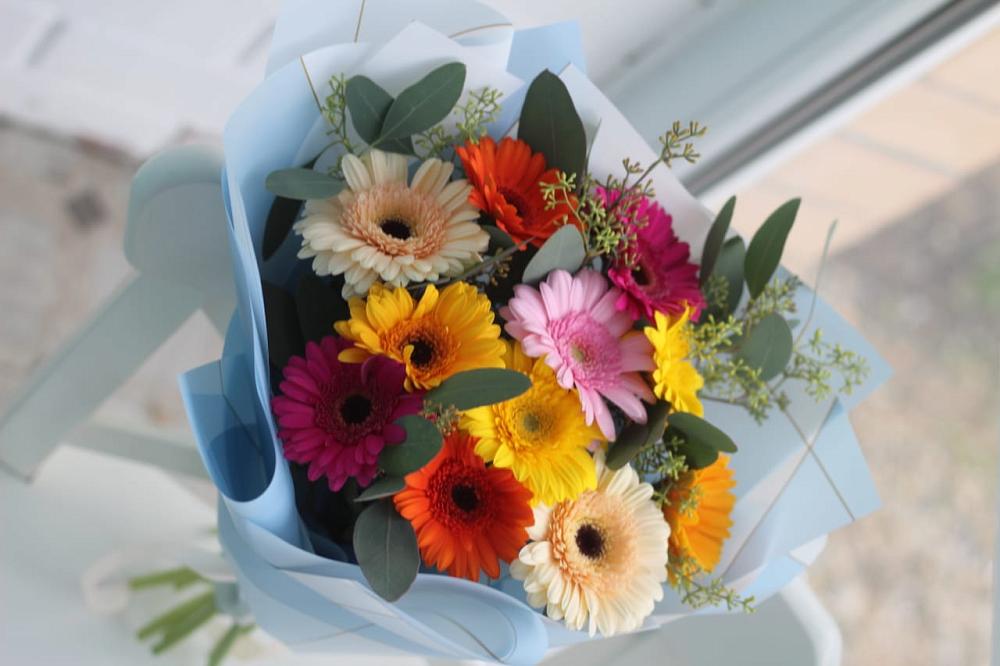 Букет цветов из: Герберы в Еланском