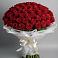 Букет 101 Красная роза Блэк Мэджик в Еланском