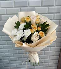 Букет цветов из:  Розы и Хризантемы в Еланском