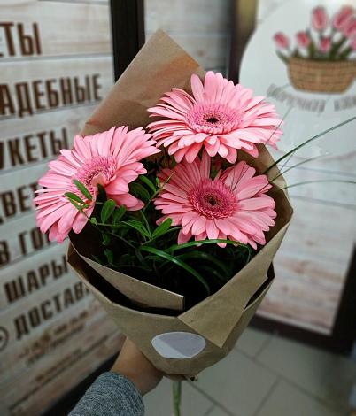 Букет цветов из: Герберы в Еланском