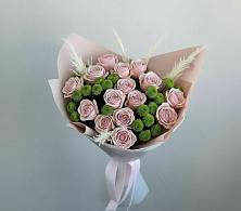 Букет цветов из:  Розы и Хризантемы в Еланском