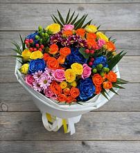 Букет цветов из:  Розы и Хризантемы в Еланском