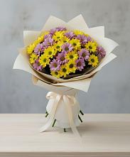 Букет цветов из:  Хризантемы #REPLACE_PRED# Еланском