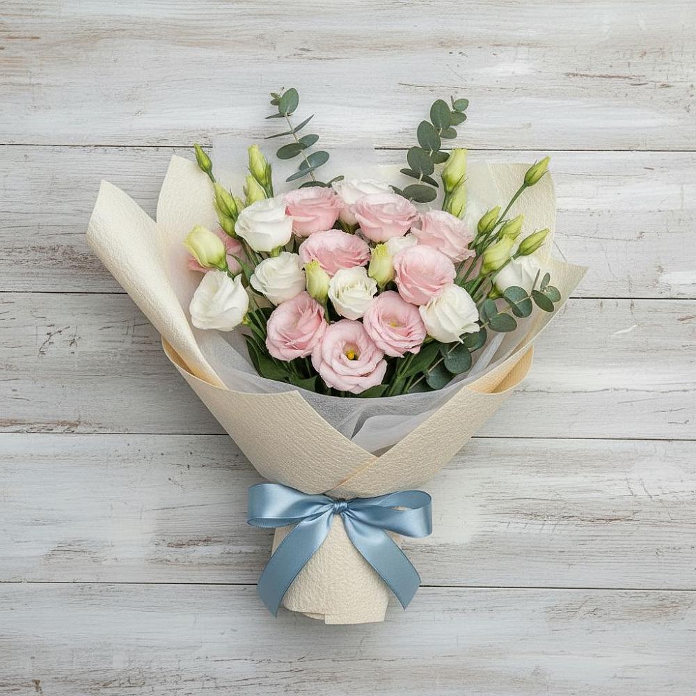 Букет цветов из: Лизиантусы в Еланском